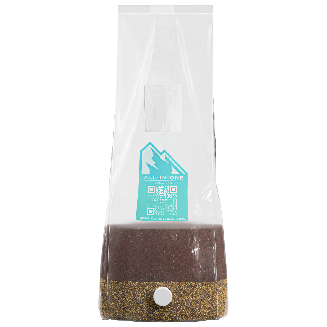 all in one mushroom grow bag with injection port