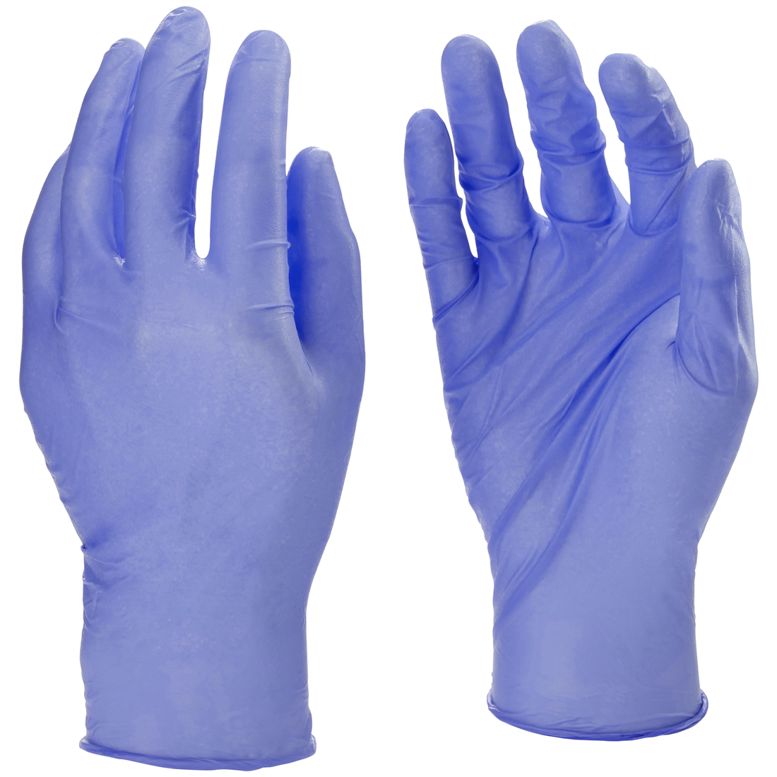 purple nitrile gloves